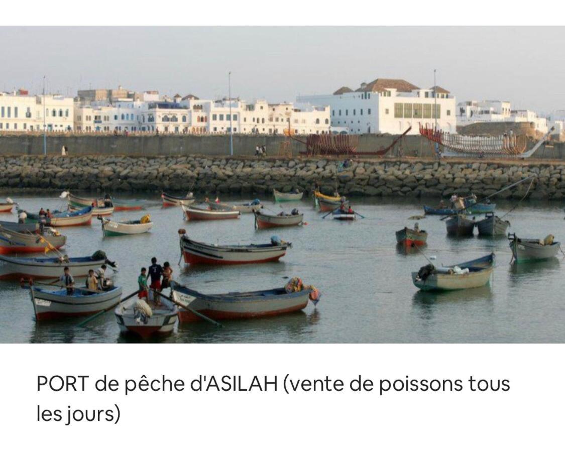 BriechTanger/Asilah: Appart 50M2 Face Mer Et Piscines, 5 Places, Tout Equipe+Wifi+Climアパートメント エクステリア 写真