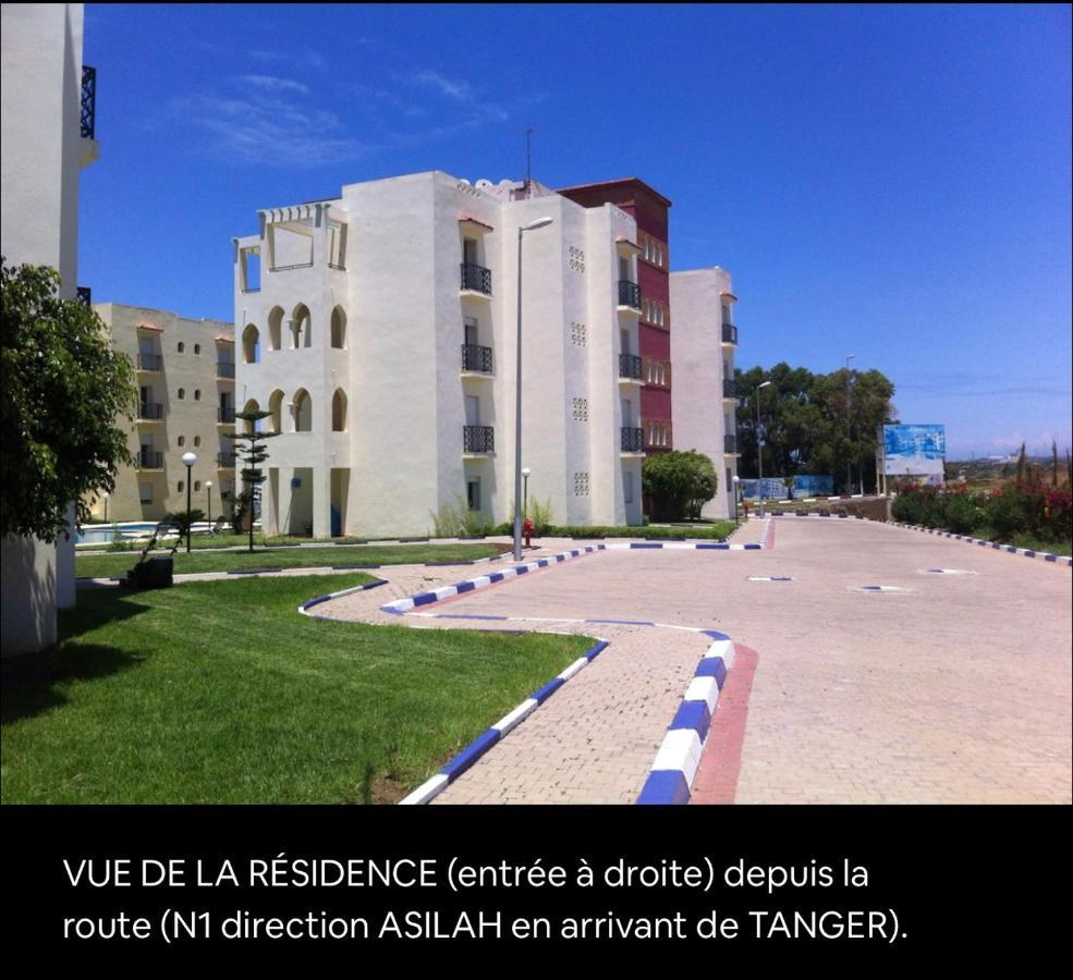 BriechTanger/Asilah: Appart 50M2 Face Mer Et Piscines, 5 Places, Tout Equipe+Wifi+Climアパートメント エクステリア 写真